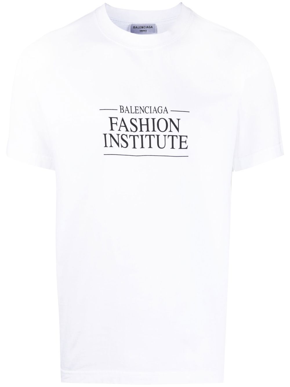 Balenciaga Fashion Institute T-shirt - White von Balenciaga