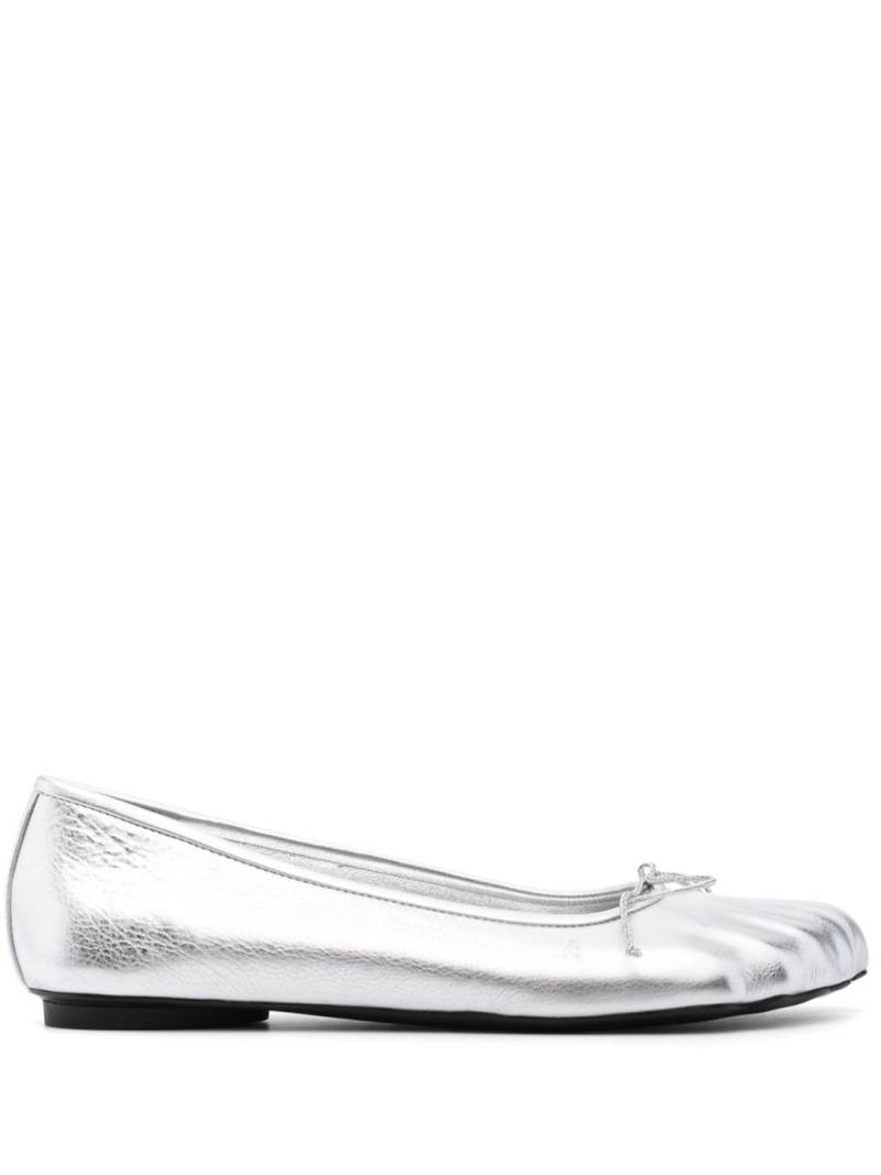 Balenciaga Anatomic ballet flats - Silver von Balenciaga