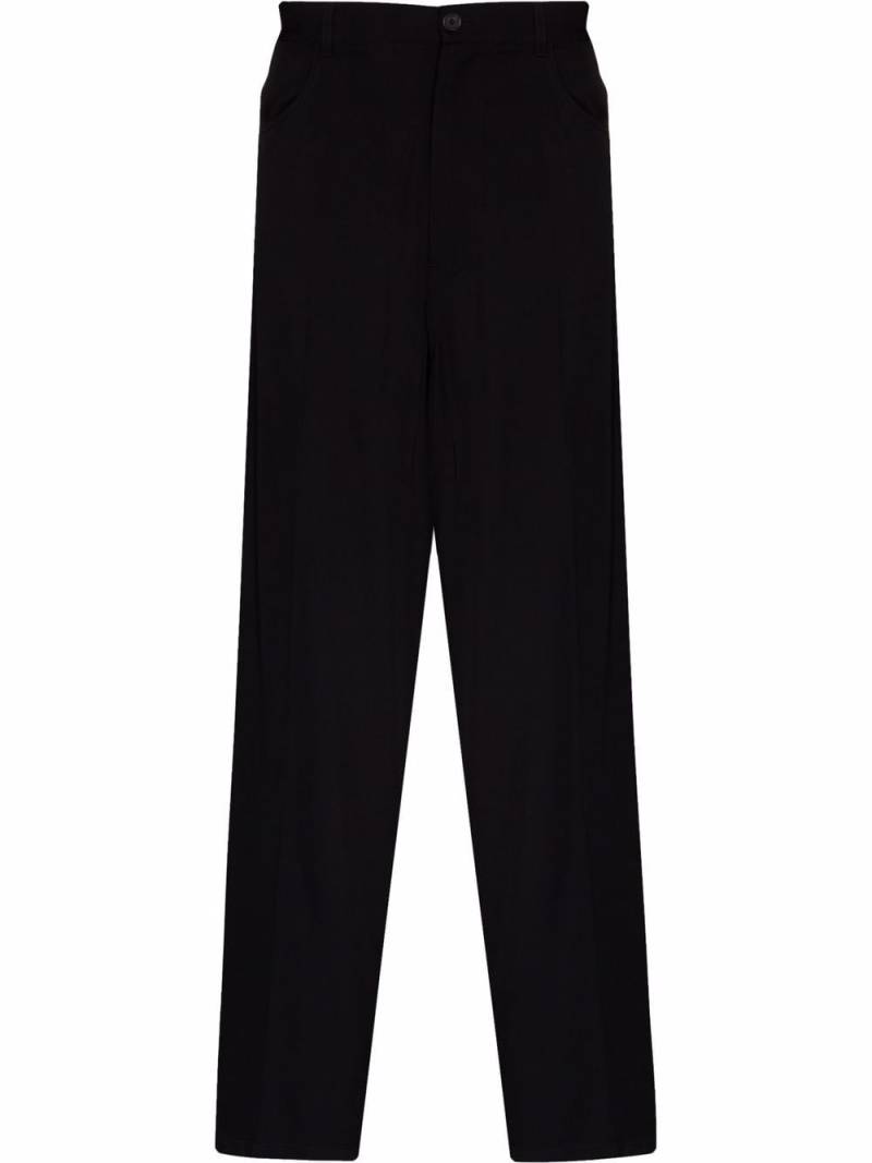 Balenciaga Fluid cotton trousers - Black von Balenciaga