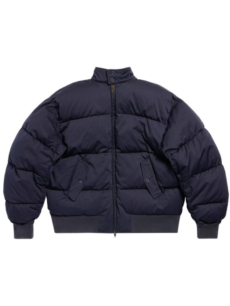 Balenciaga Harrington cotton puffer jacket - Blue von Balenciaga