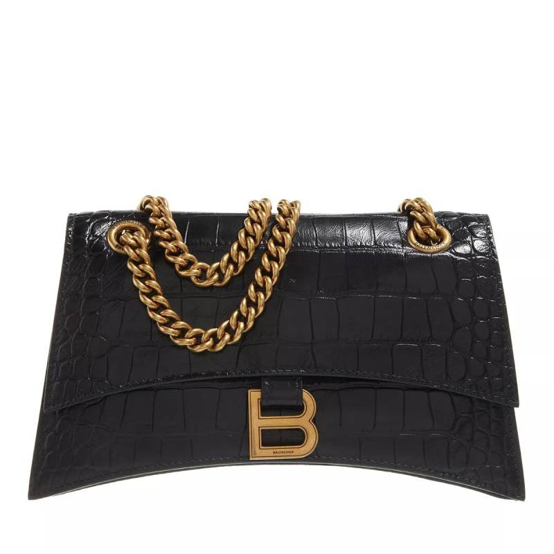 Balenciaga Handtasche - Crush Small Chain Bag Embossed - Gr. unisize - in Schwarz - für Damen von Balenciaga