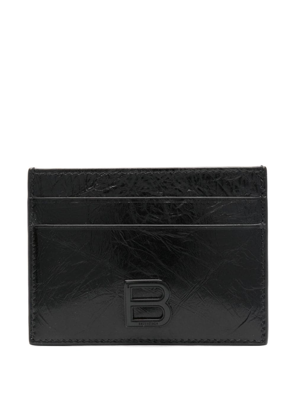 Balenciaga Hourglass card holder - Black von Balenciaga