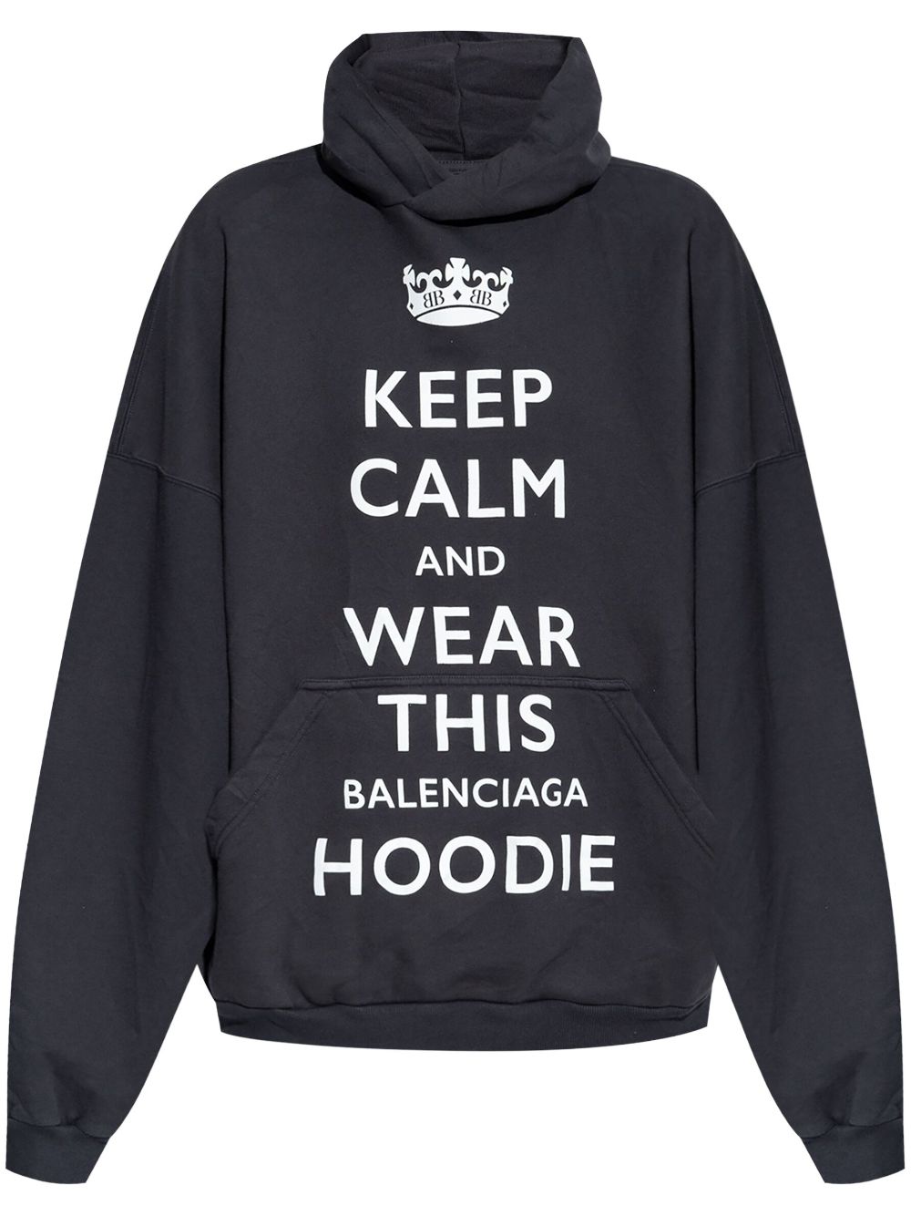 Balenciaga Keep Calm hoodie - Black von Balenciaga