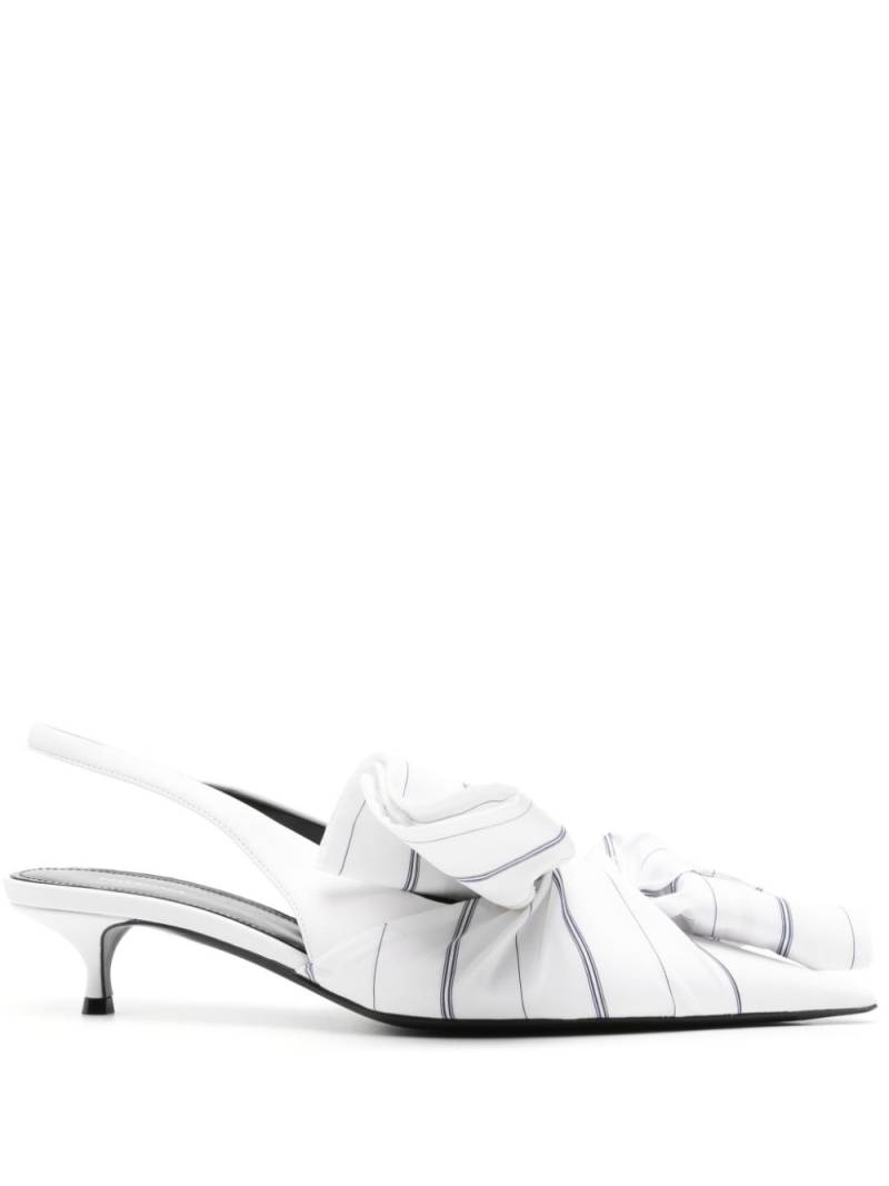 Balenciaga Knife Chemise 40mm pumps - White von Balenciaga