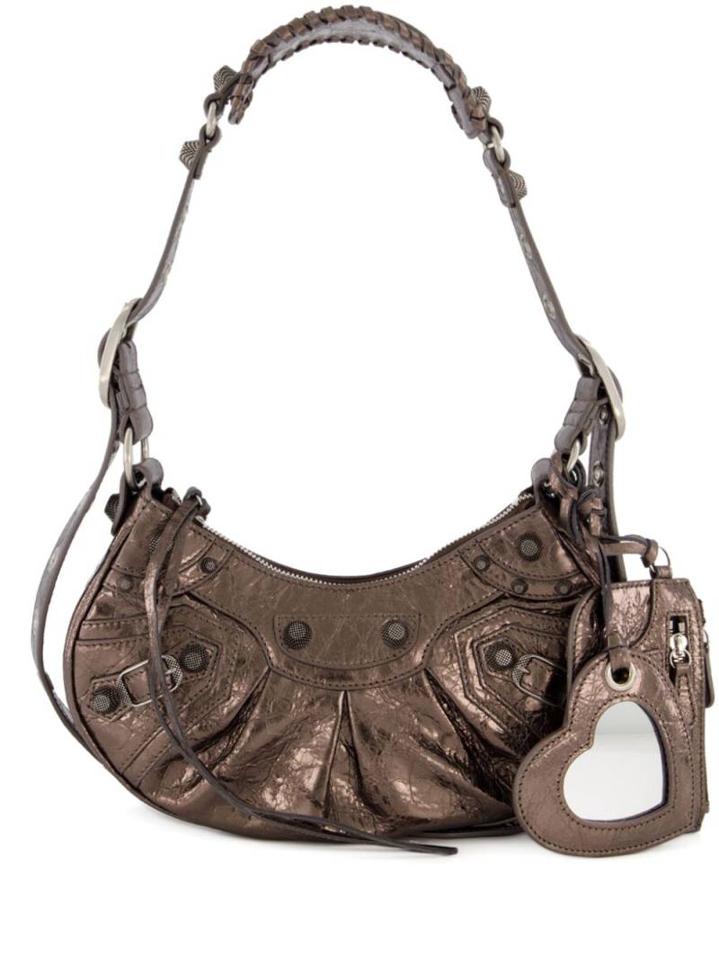 Balenciaga Le Cagole XS shoulder bag - Silver von Balenciaga