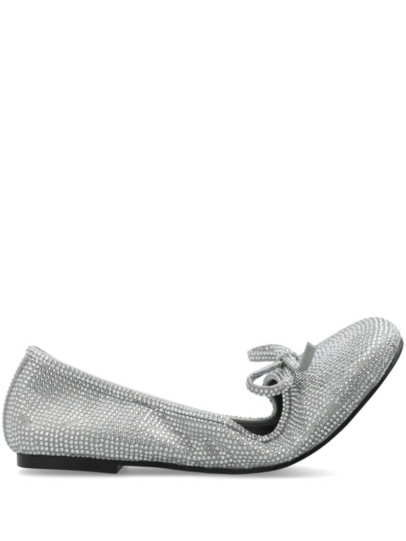 Balenciaga Leopold ballerina shoes - Silver von Balenciaga