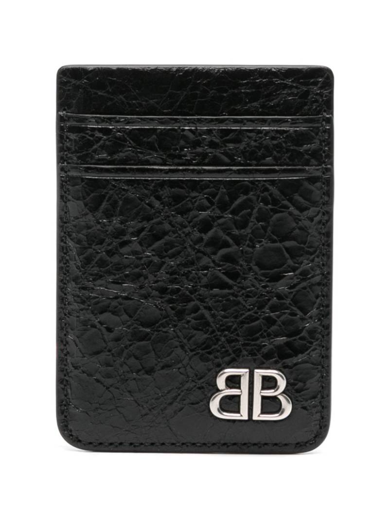 Balenciaga Monaco cardholder - Black von Balenciaga