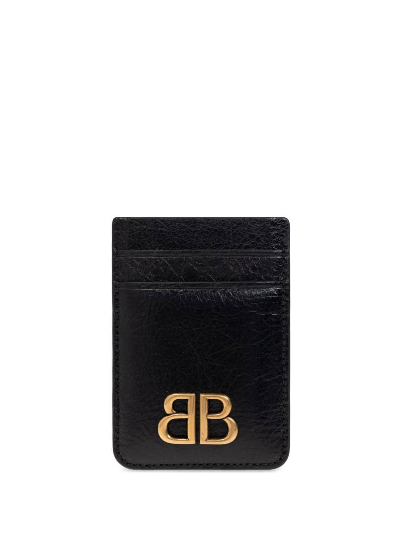 Balenciaga Monaco card holder - Black von Balenciaga