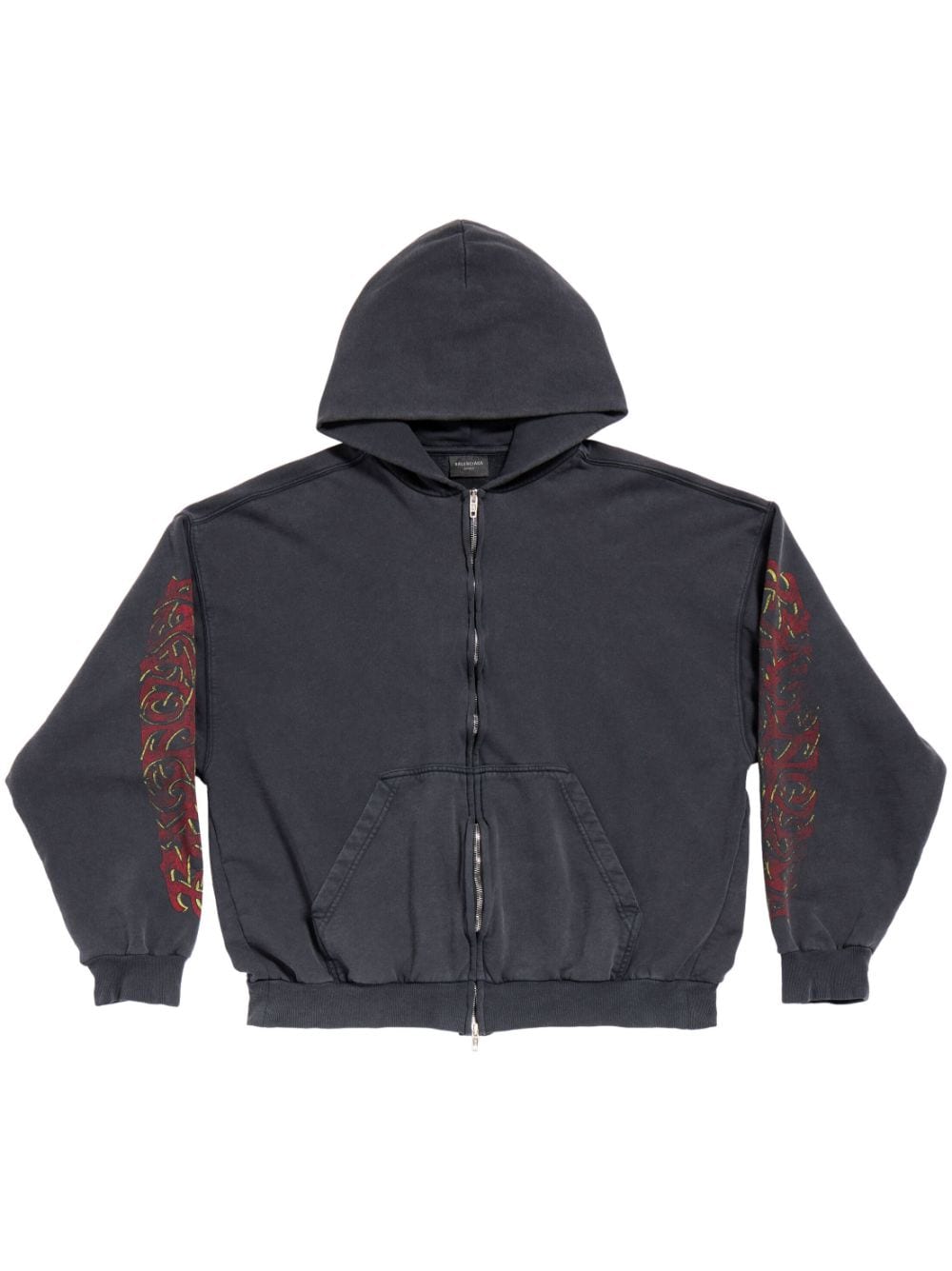 Balenciaga Offshore zip-up hoodie - Black von Balenciaga