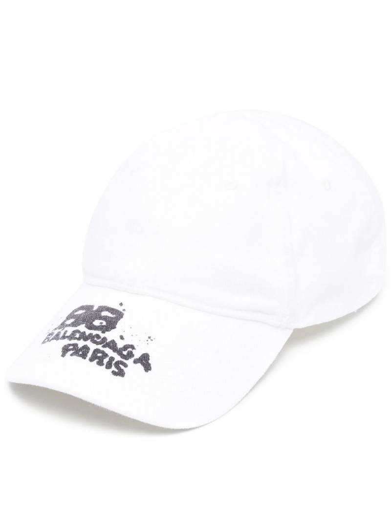 Balenciaga Icon baseball cap - White von Balenciaga