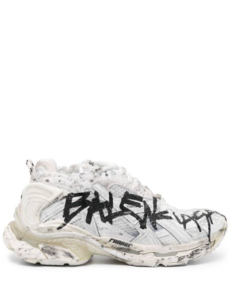 Balenciaga Runner Graffiti sneakers - White von Balenciaga