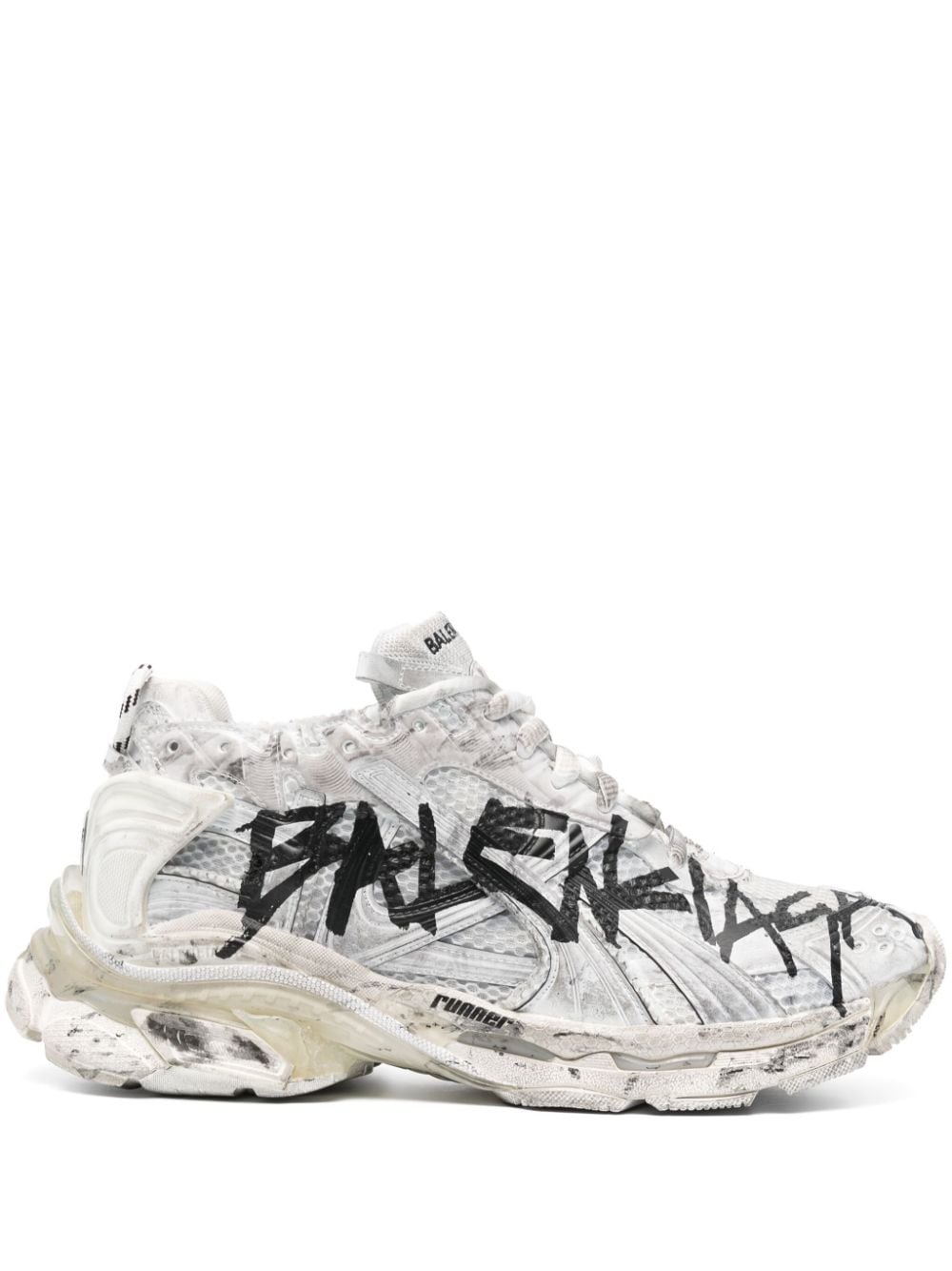 Balenciaga Runner graffiti-print sneakers - Grey von Balenciaga