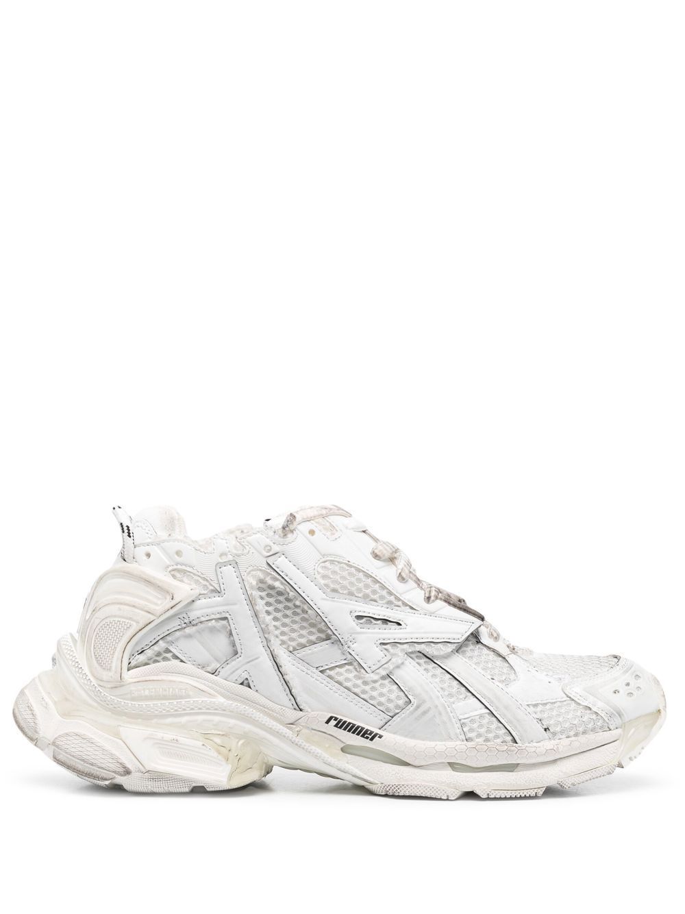 Balenciaga Runner logo-embroidered sneakers - White von Balenciaga