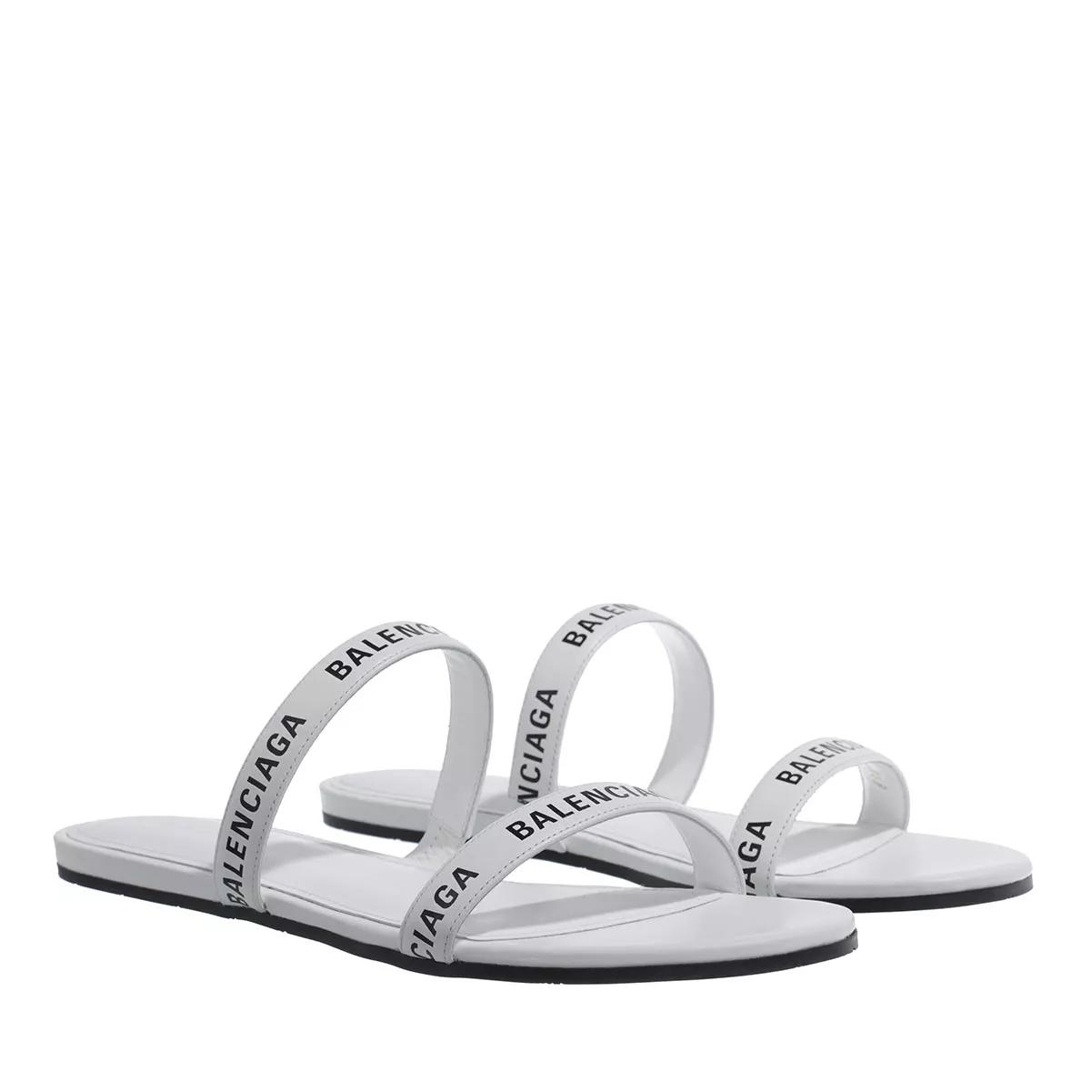 Balenciaga Sandalen - Flat Sandals - Gr. 39 (EU) - in Weiß - für Damen von Balenciaga