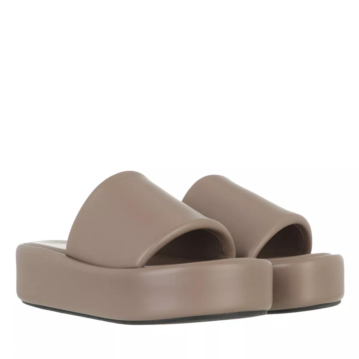 Balenciaga Slipper & Pantoletten - Riss Plateau Slides - Gr. 39 (EU) - in Beige - für Damen von Balenciaga