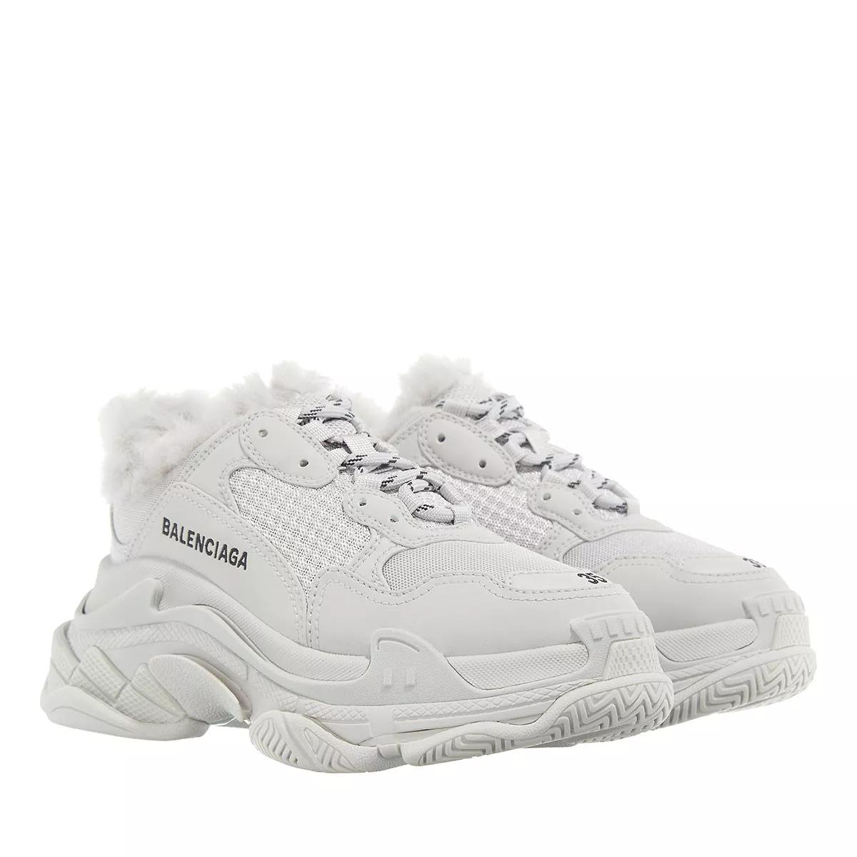 Balenciaga Sneakers - Lady Sneaker Triple S Sneaker Fur - Gr. 37 (EU) - in Grau - für Damen von Balenciaga