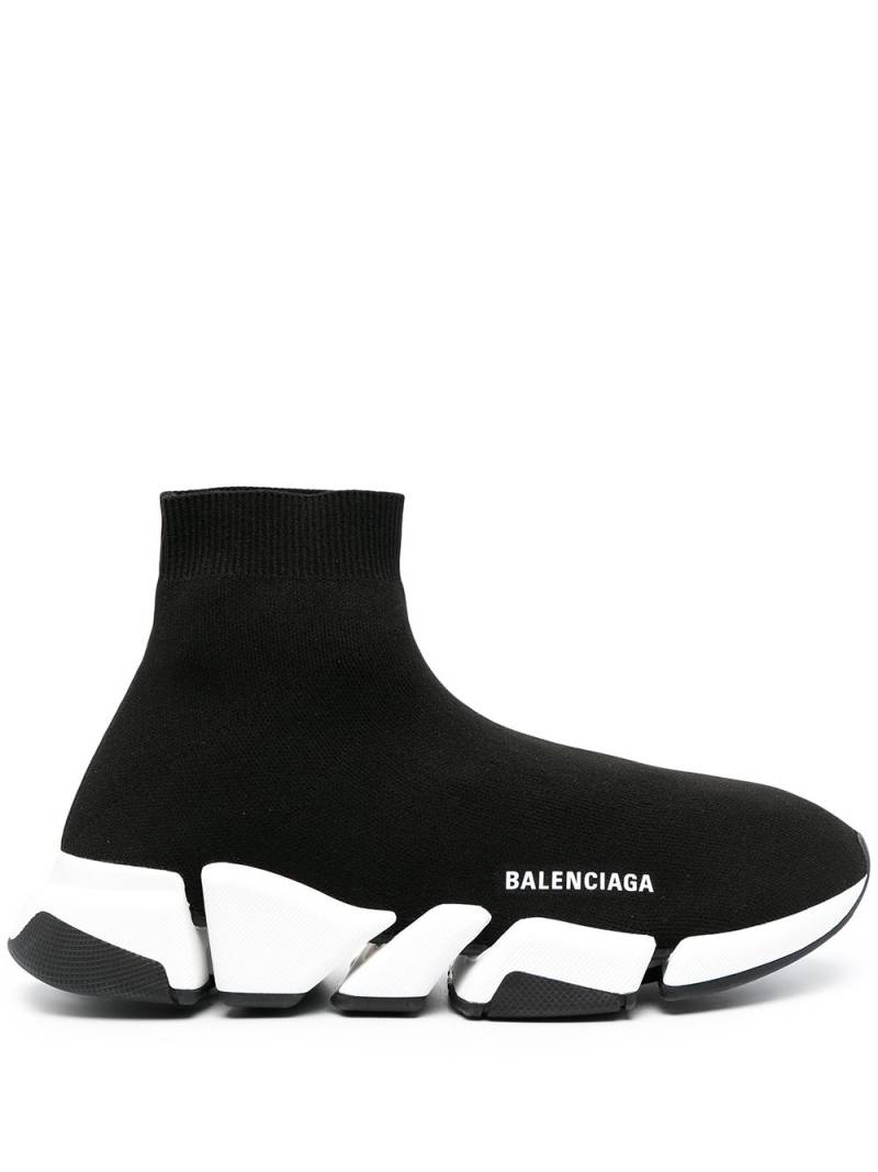 Balenciaga Speed 2.0 knitted sneakers - Black von Balenciaga