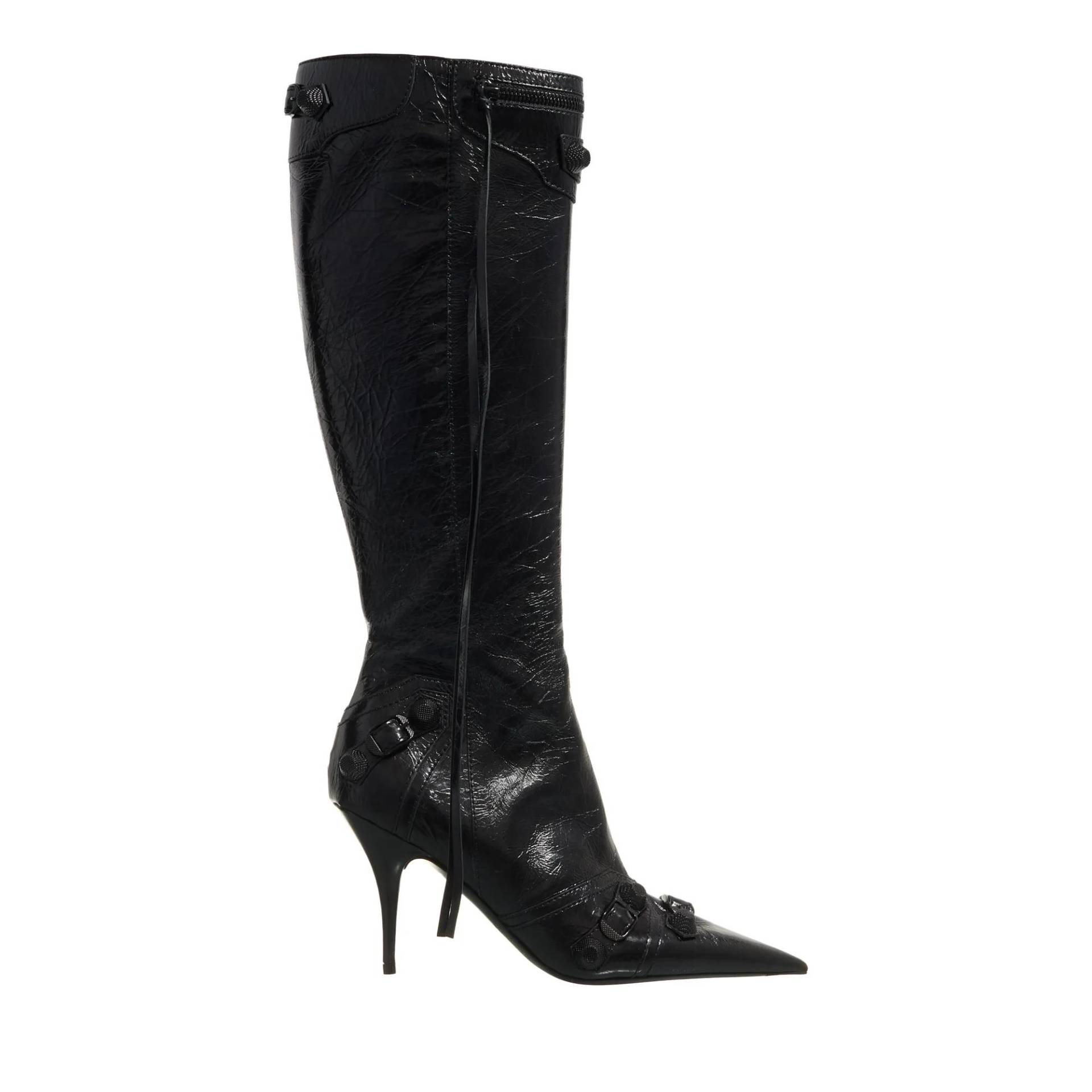 Balenciaga Stiefel & Boots - Cagole 90mm Leather Boot - Gr. 36 (EU) - in Schwarz - für Damen von Balenciaga