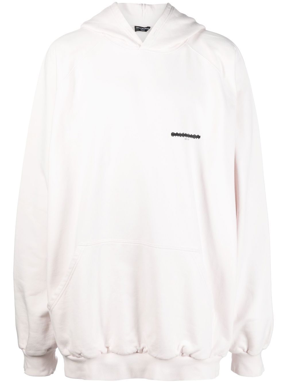 Balenciaga Strike 1917 logo oversized hoodie - White von Balenciaga