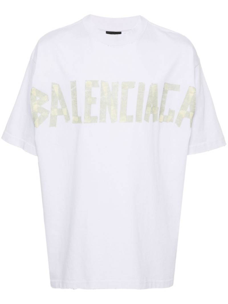 Balenciaga Tape Type cotton T-shirt - White von Balenciaga