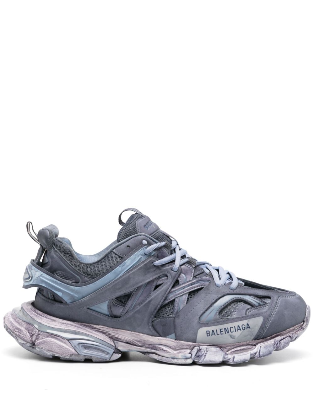 Balenciaga Track distressed sneakers - Blue von Balenciaga