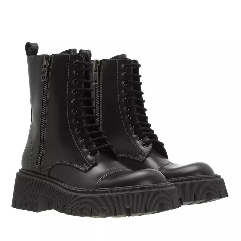 Balenciaga Boots & Stiefeletten - Tractor Bootie Leather - Gr. 36 (EU) - in Grau - für Damen von Balenciaga