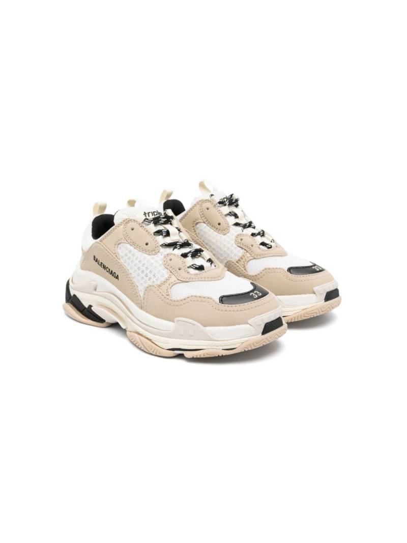 Balenciaga Triple S panelled sneakers - White von Balenciaga