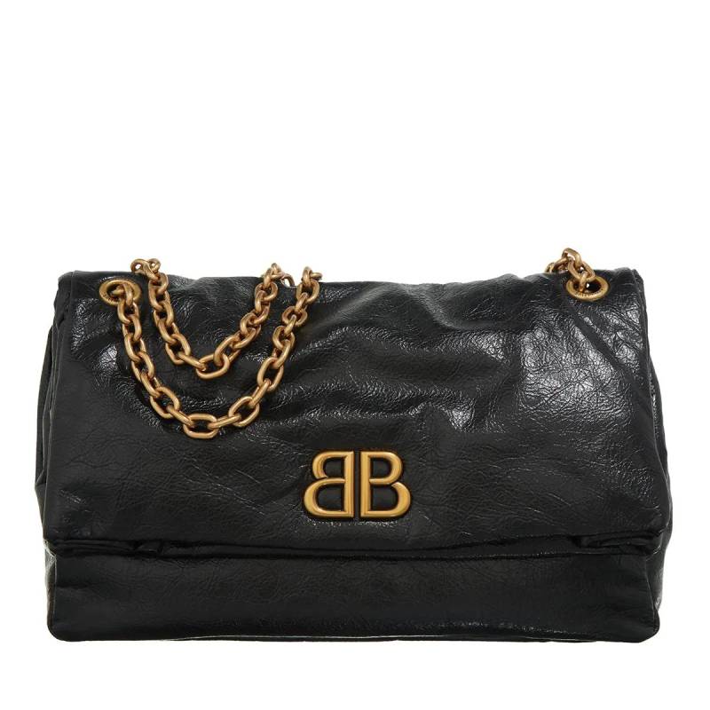 Balenciaga Schultertasche - Monaco Chain Bag Medium - Gr. unisize - in Schwarz - für Damen von Balenciaga