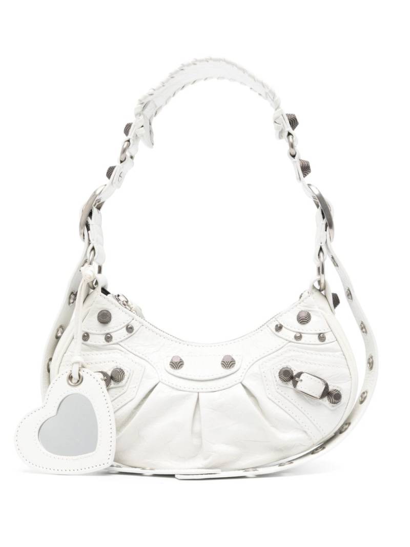 Balenciaga Le Cagole XS shoulder bag - White von Balenciaga