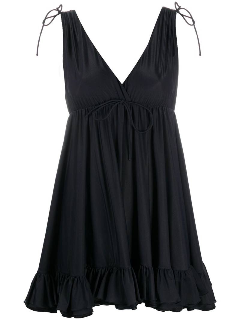 Balenciaga babydoll tank top - Black von Balenciaga