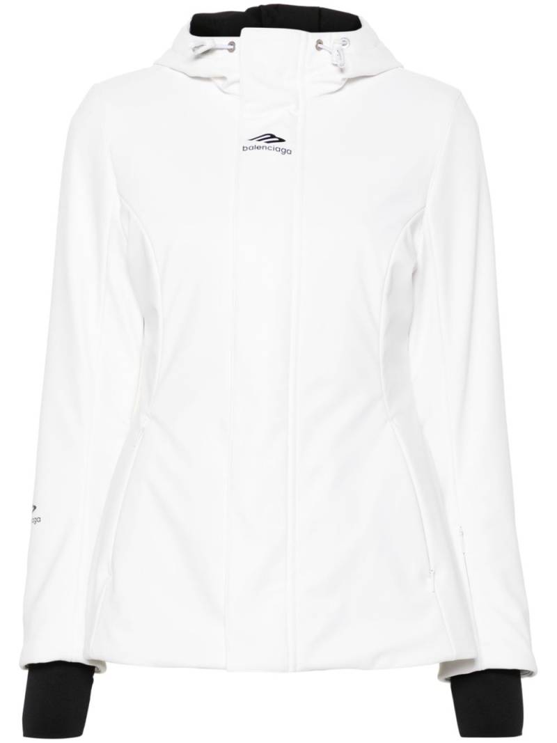 Balenciaga 3B Sports Icon hourglass ski jacket - White von Balenciaga