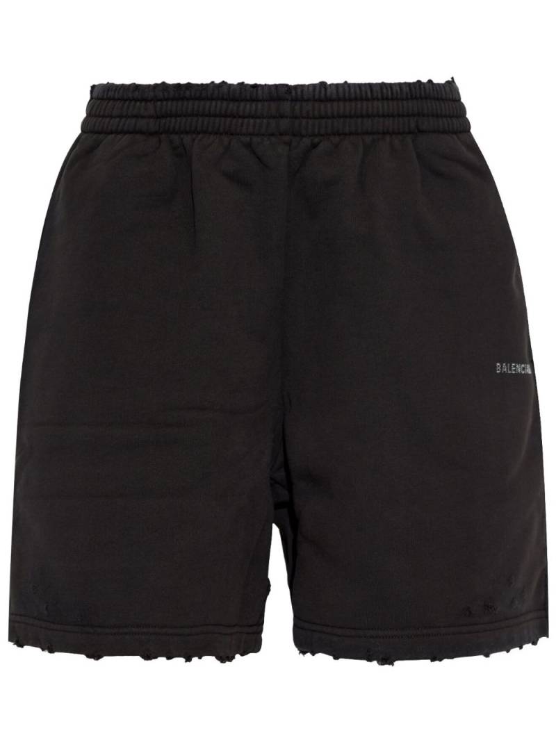 Balenciaga cotton shorts - Black von Balenciaga