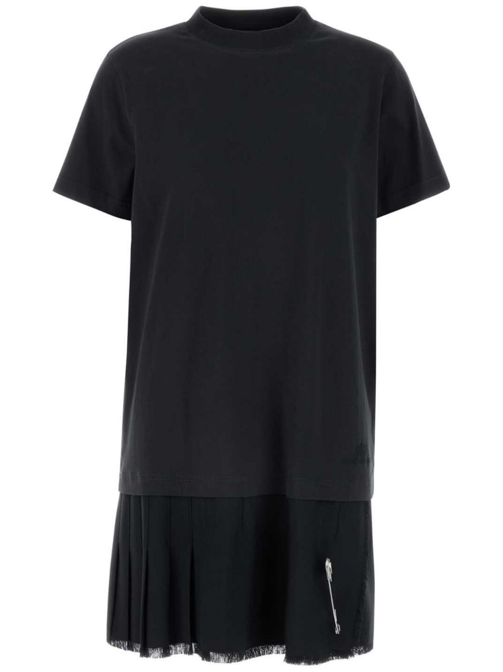 Balenciaga cotton t-shirt dress - Black von Balenciaga