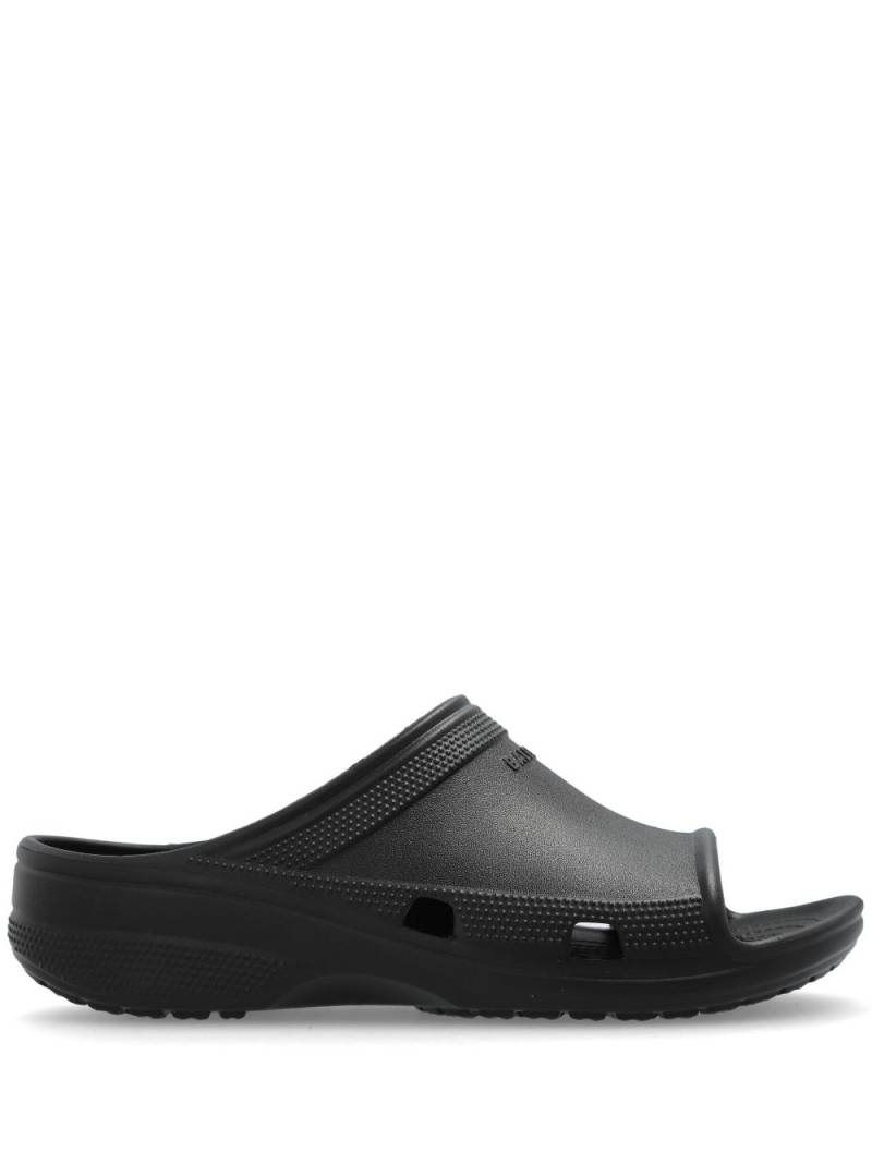 Balenciaga crocs slide sandals - Black von Balenciaga