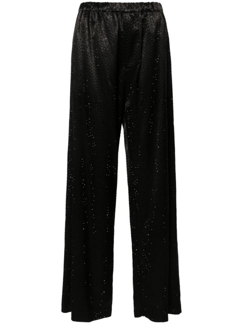 Balenciaga crystal-embellished trousers - Black von Balenciaga