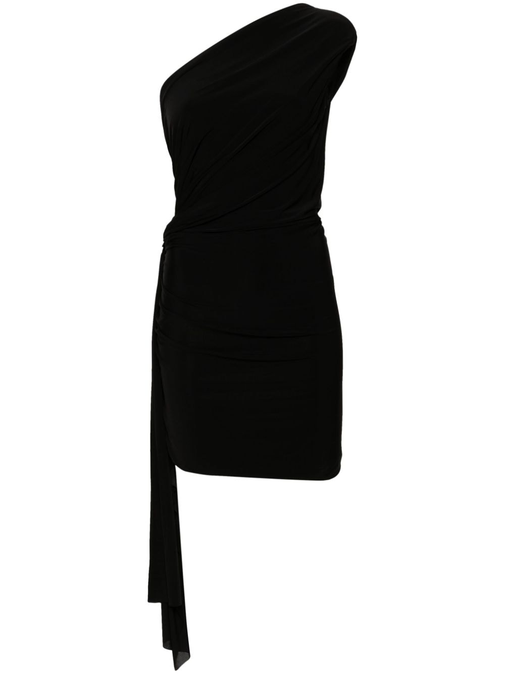 Balenciaga draped mini dress - Black von Balenciaga