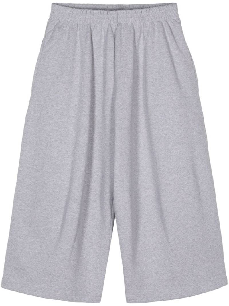 Balenciaga drawstring cropped track pants - Grey von Balenciaga