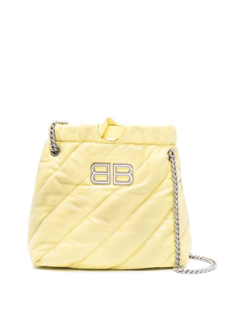 Balenciaga mini Crush tote bag - Yellow von Balenciaga