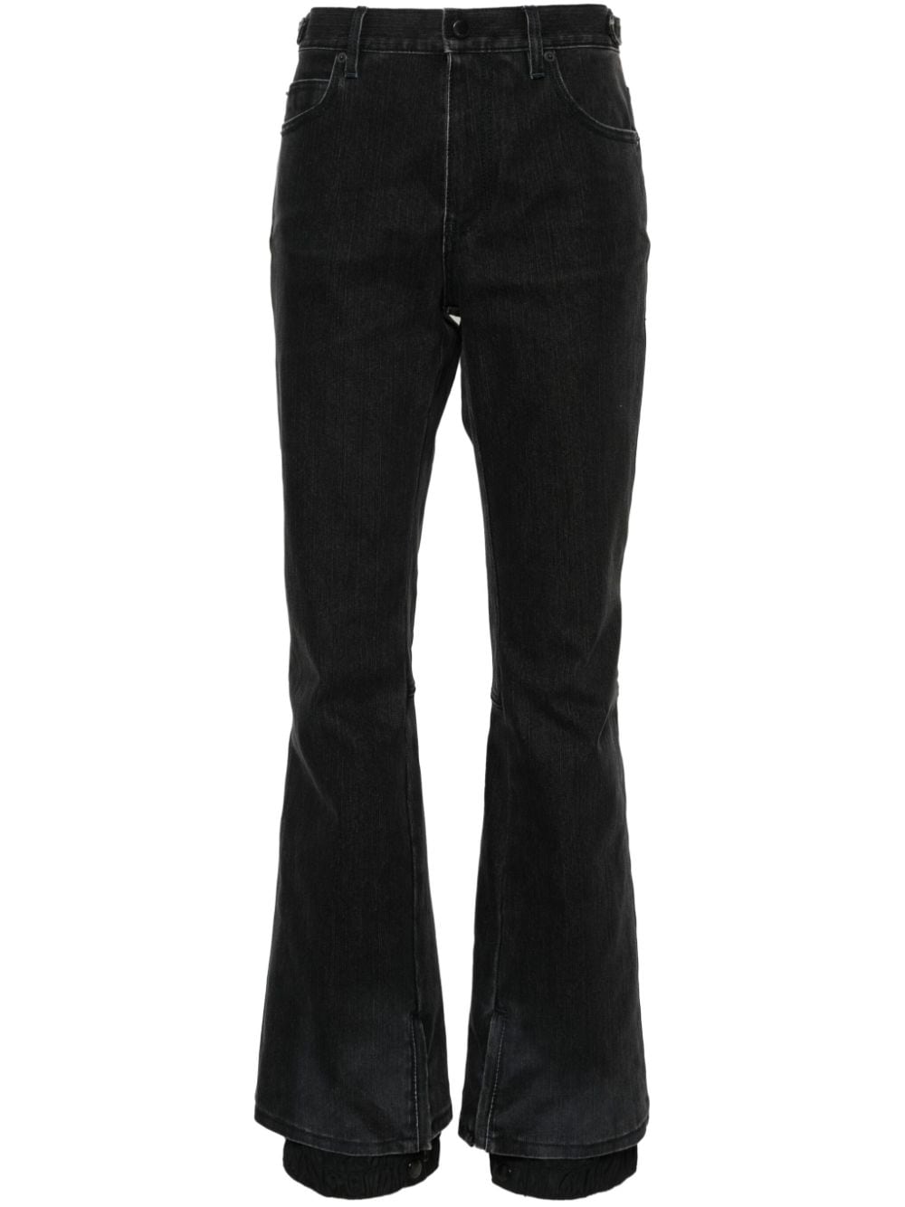 Balenciaga flared skiwear jeans - Grey von Balenciaga