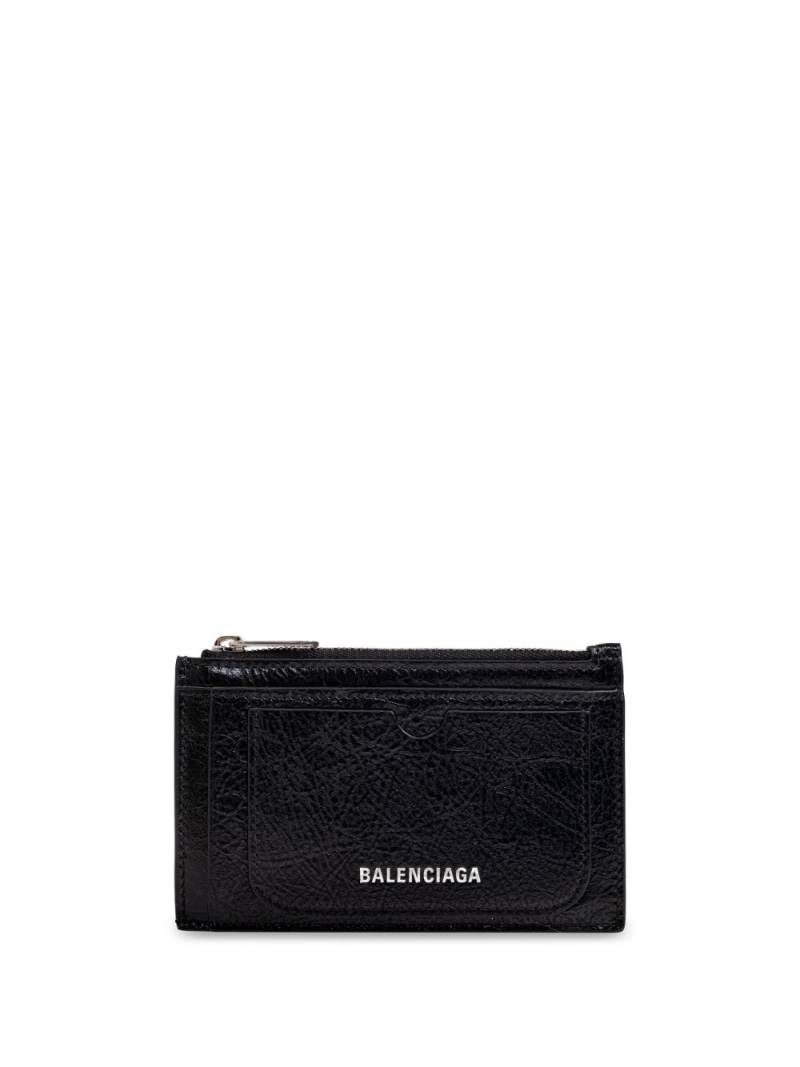 Balenciaga grained card case - Black von Balenciaga