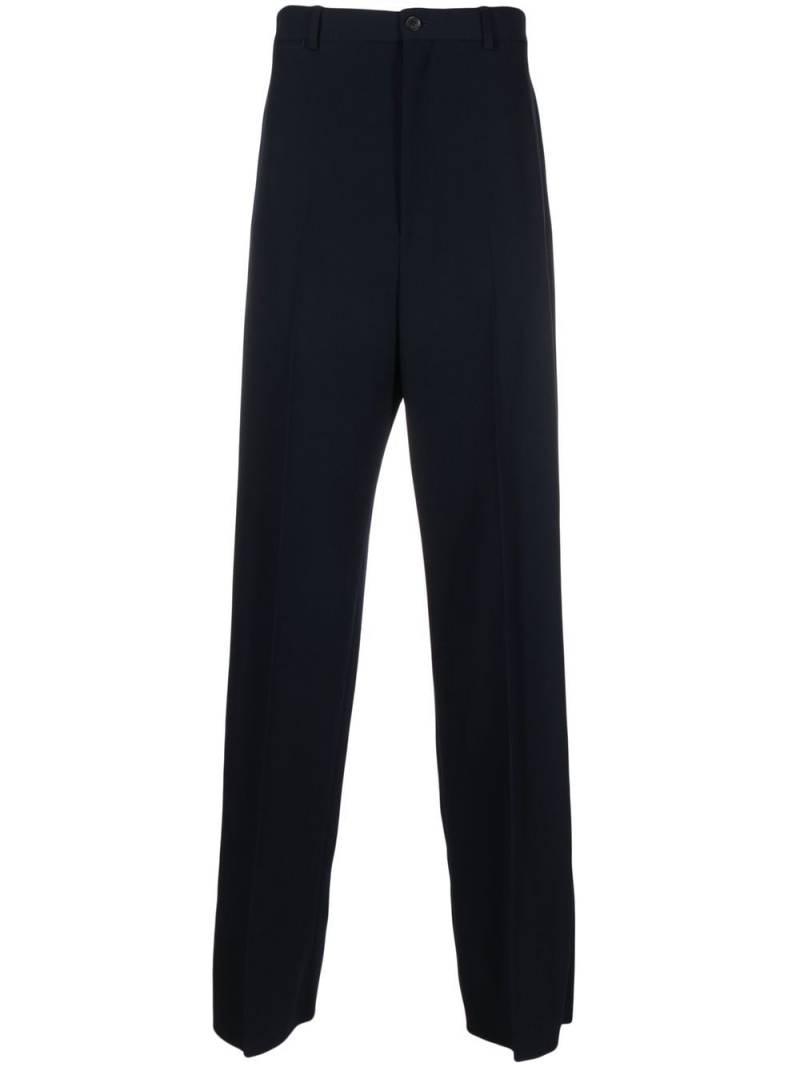 Balenciaga large-fit tailored trousers - Blue von Balenciaga