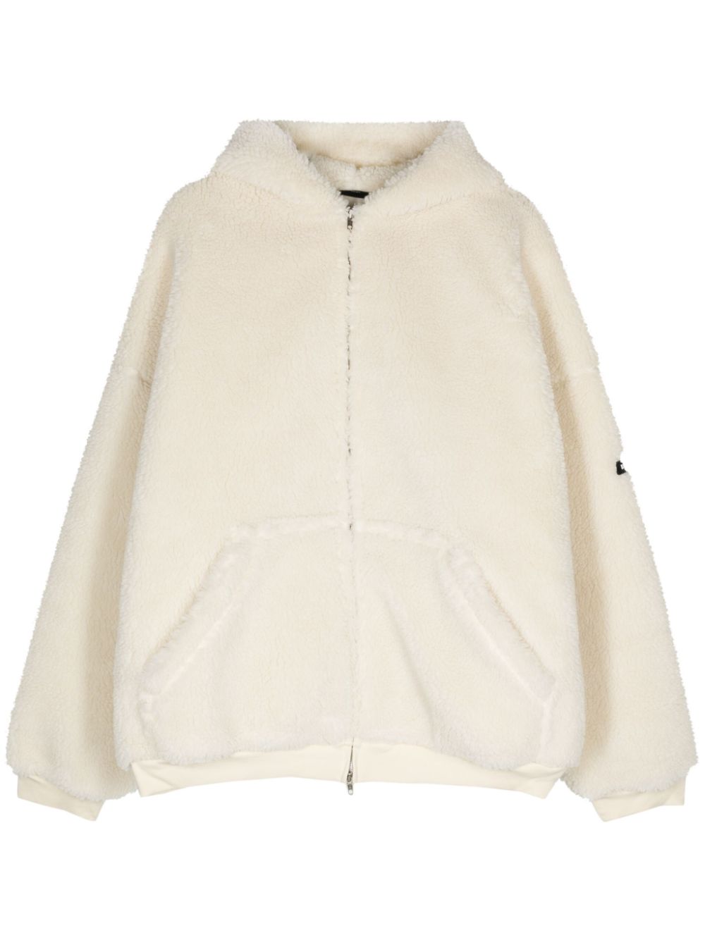 Balenciaga logo-appliqué jacket - White Balenciaga logo-appliqué jacket - White von Balenciaga