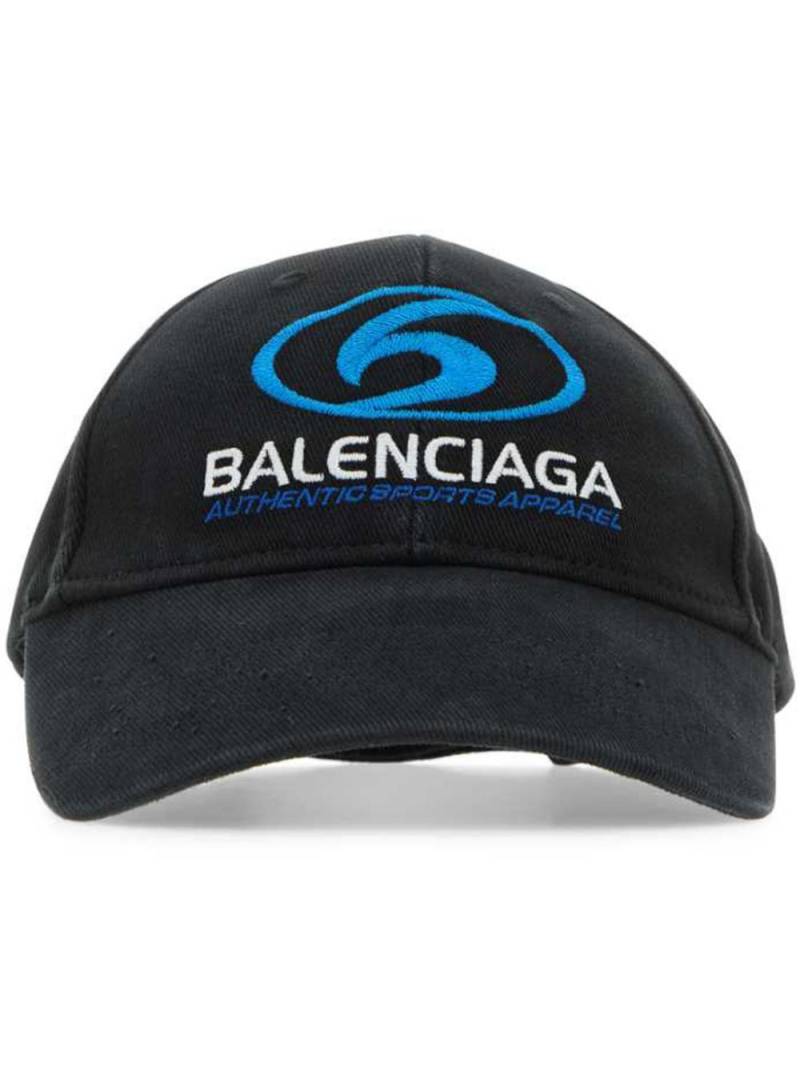 Balenciaga Surfer logo-embroidered cap - Black von Balenciaga