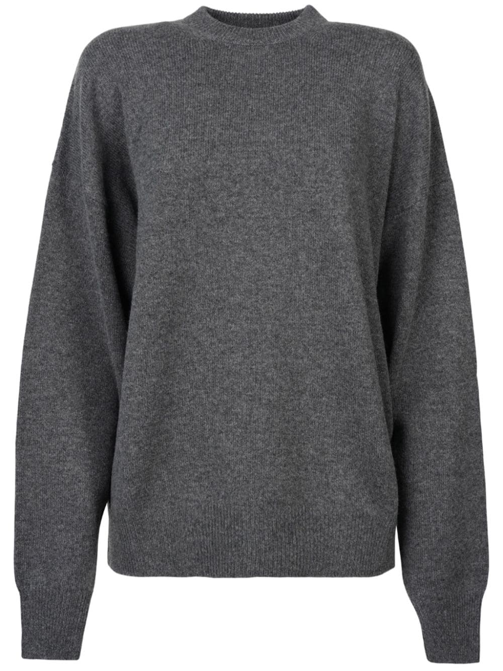 Balenciaga logo intarsia-knit jumper - Grey von Balenciaga