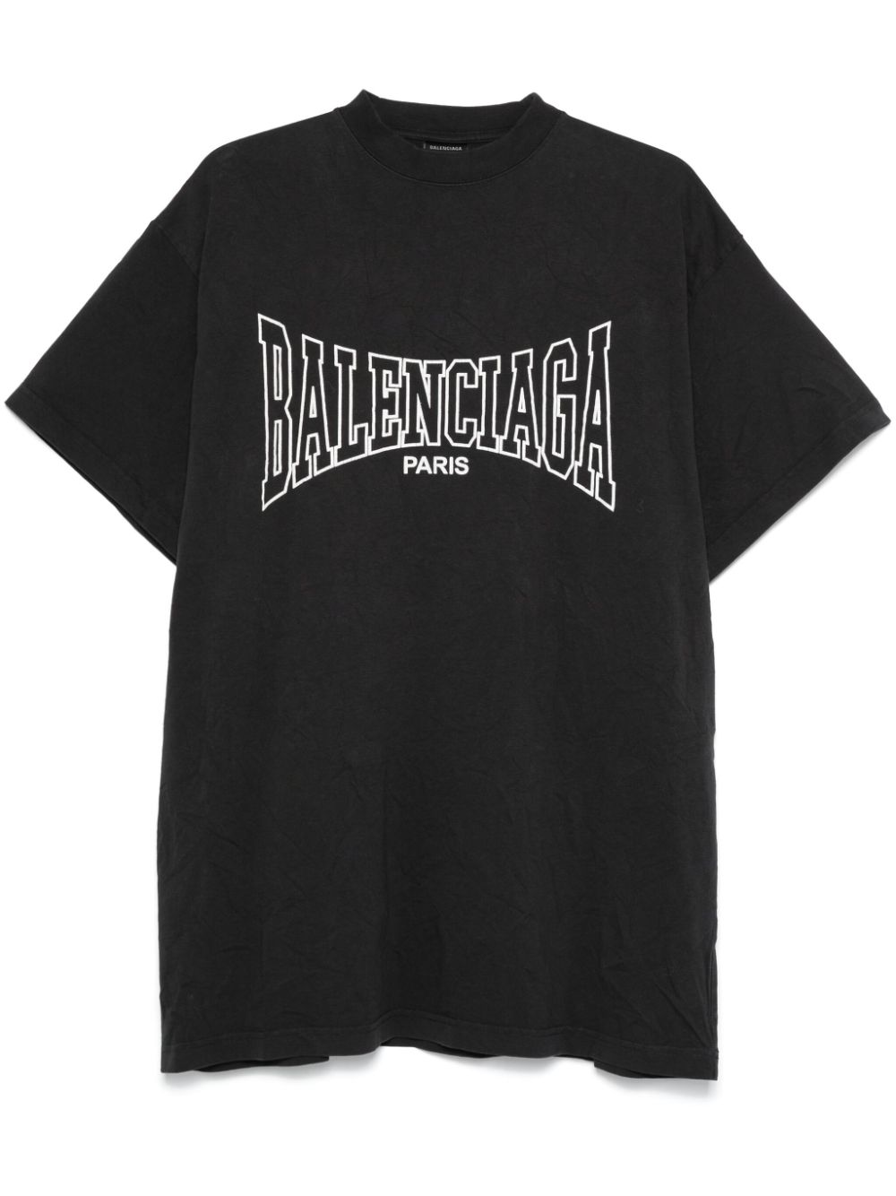 Balenciaga logo-print T-shirt - Black von Balenciaga