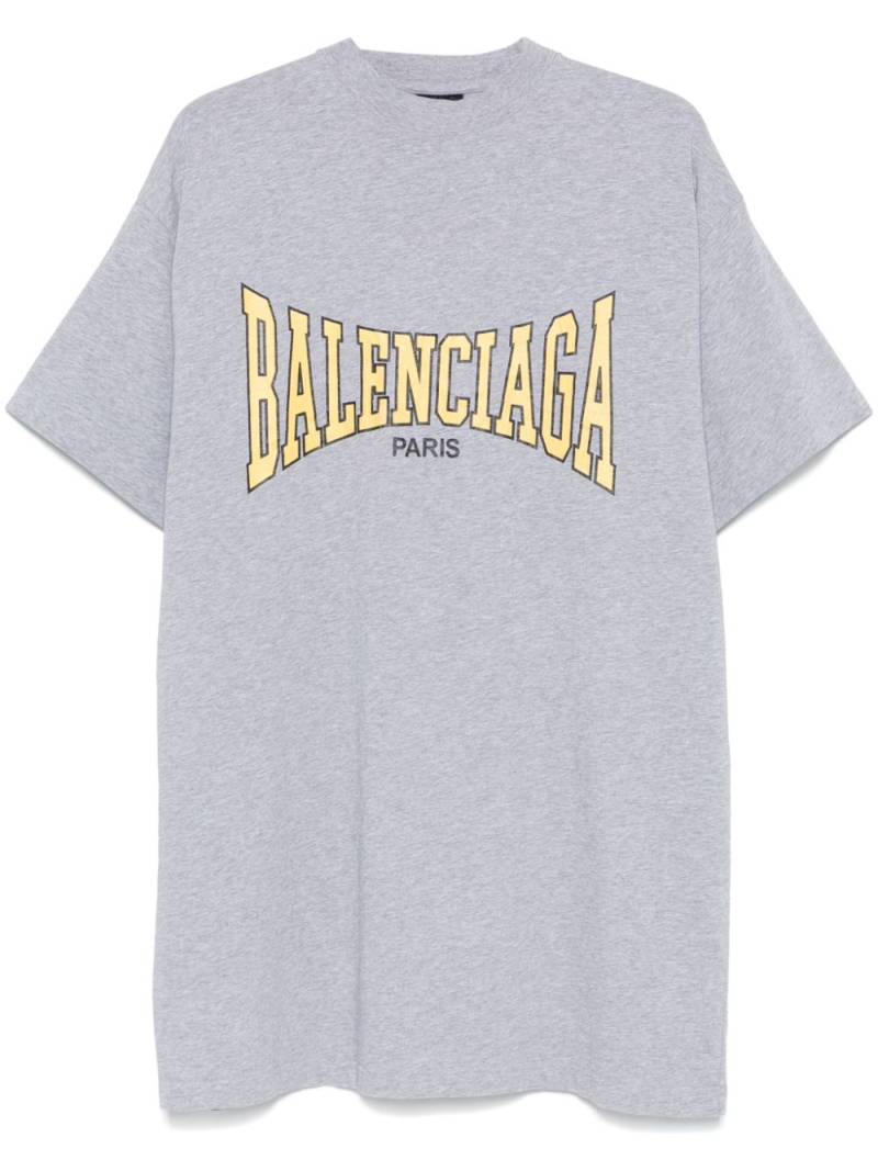 Balenciaga logo-print T-shirt - Grey von Balenciaga