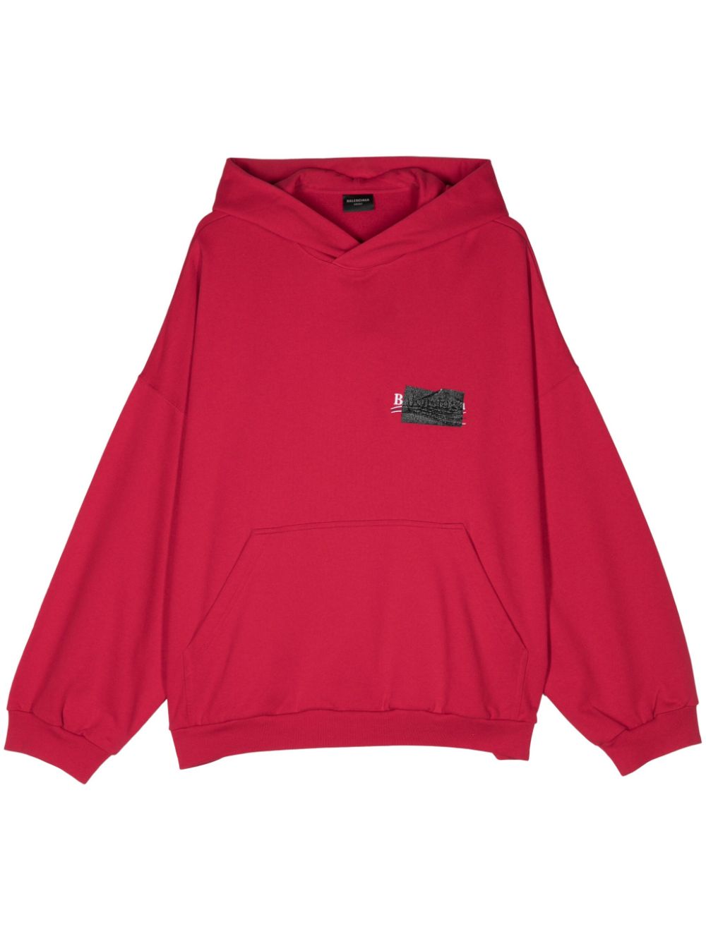 Balenciaga Gaffer hoodie - Red von Balenciaga