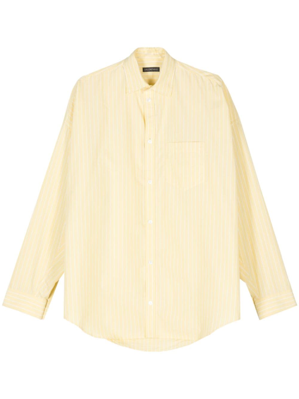 Balenciaga striped shirt - Yellow von Balenciaga