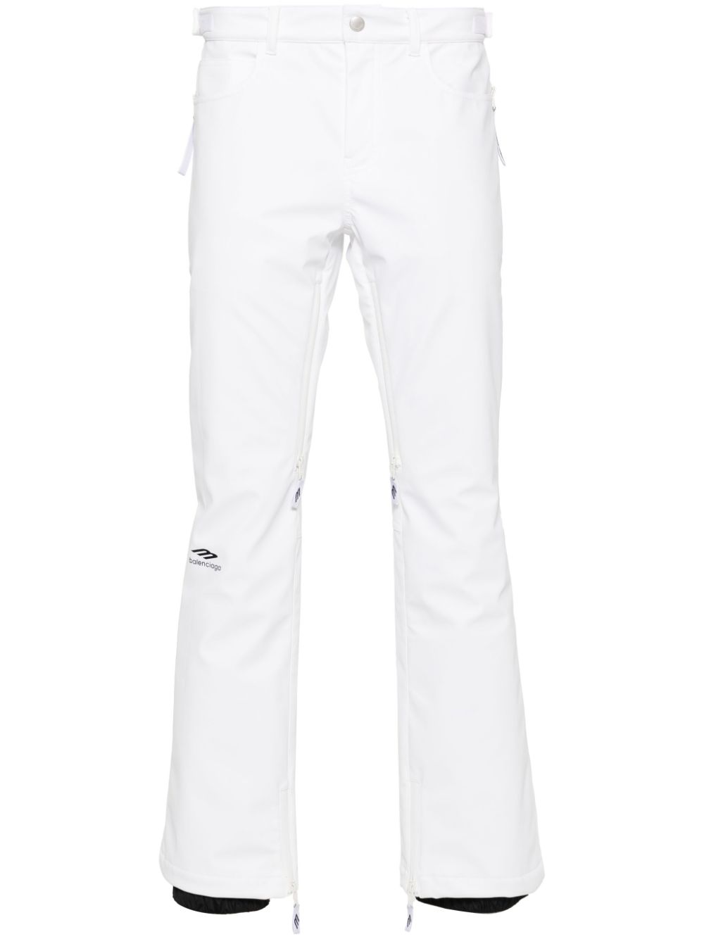 Balenciaga logo-print ski trousers - White von Balenciaga