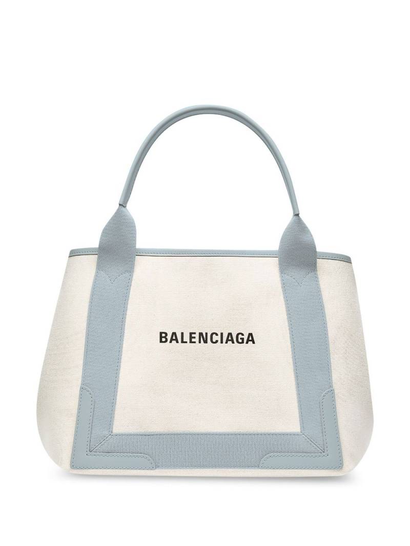 Balenciaga logo-print tote bag - White von Balenciaga